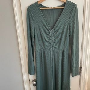 Anthropologie Saturday Sunday Ribbed Midi Dress